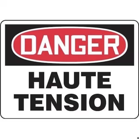 Accuform OSHA DANGER SAFETY SIGN HIGH FRMELC113VA FRMELC113VA